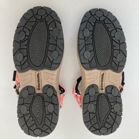 Northside Seaview Sport Hiking Sandals Women’s Size 7 NIB Tan & Coral - Picture 6 of 9